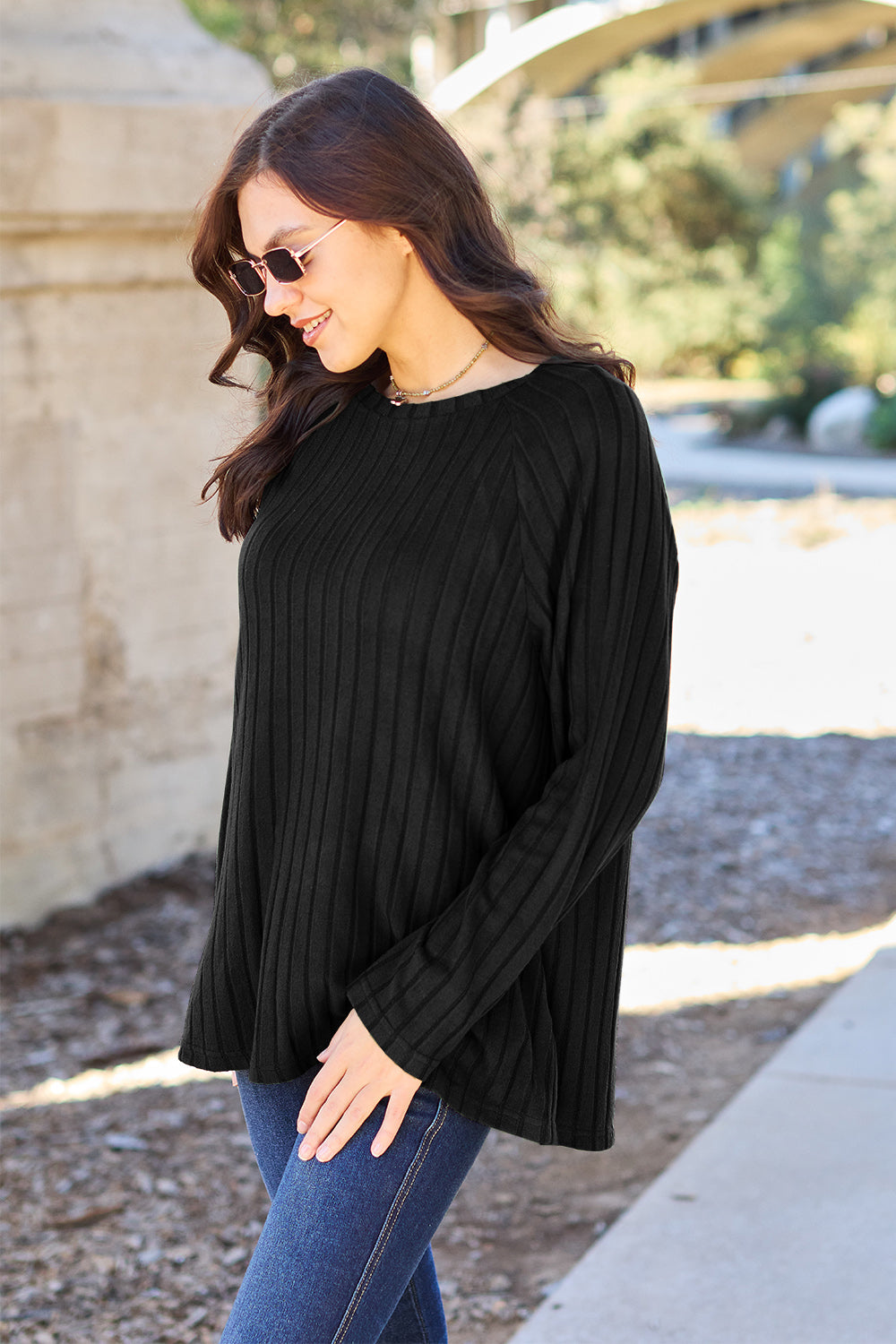 Basic Bae Ribbed Knit Top in 5 Colors!