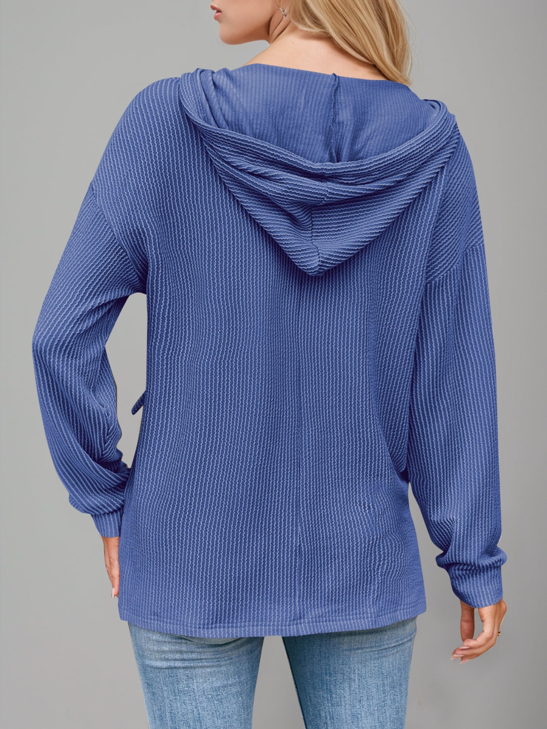 Double Take Drawstring Hoodie in 5 Colors!