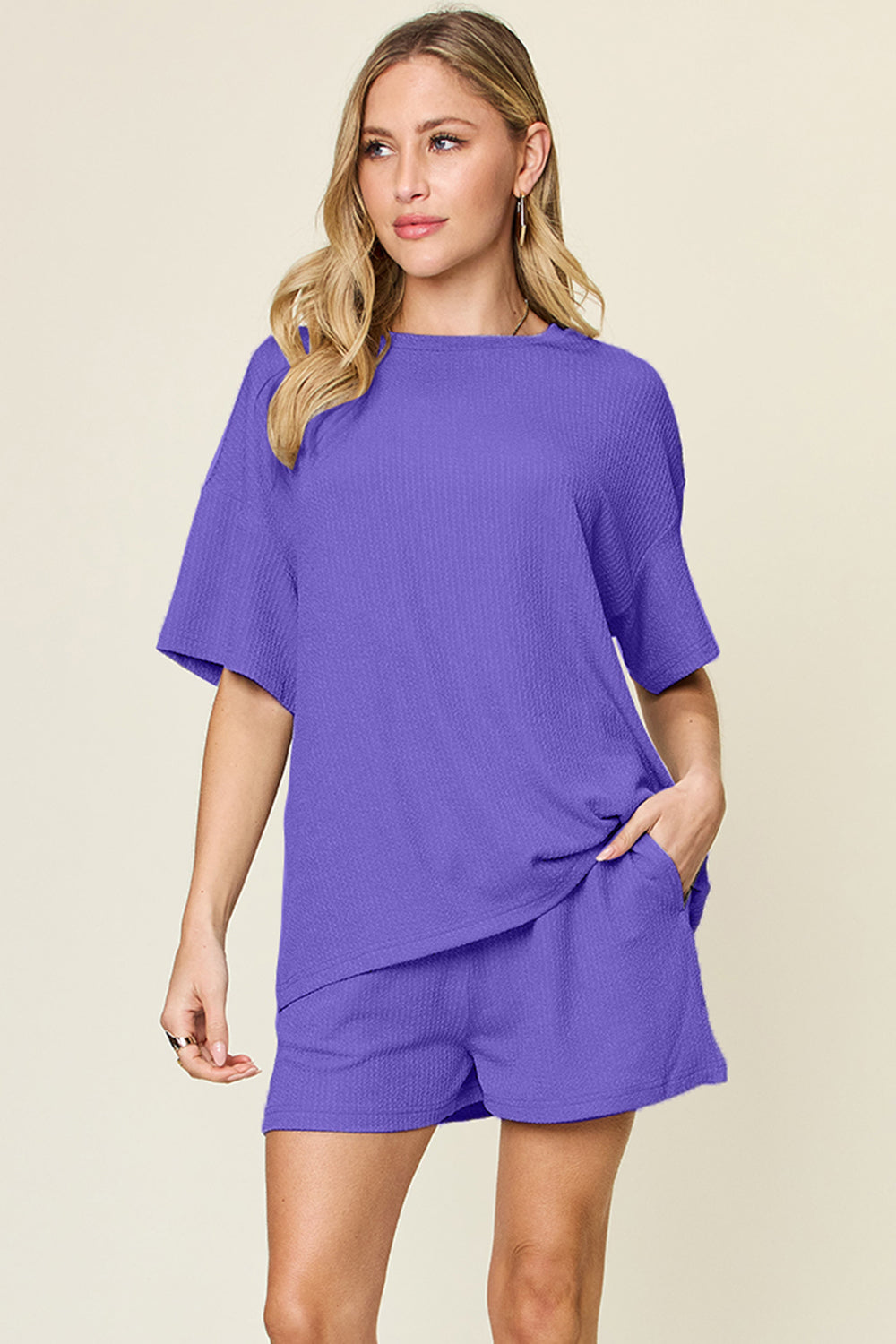 Callie Short Sleeve T-Shirt & Shorts Set in 4 Colors!