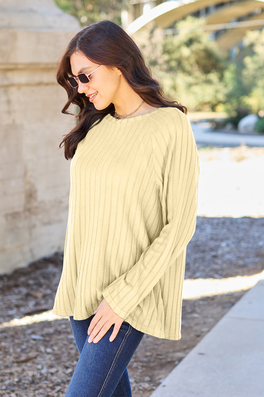 Basic Bae Ribbed Knit Top in 5 Colors!