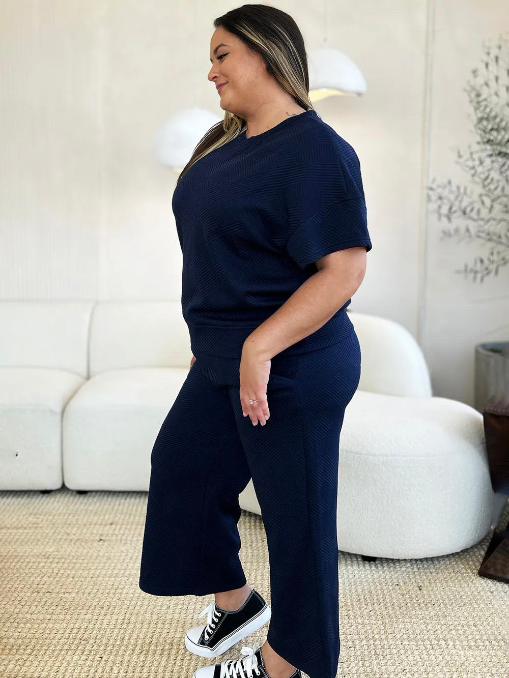 Diana Short Sleeve Top and Pants Set in 4 Colors!