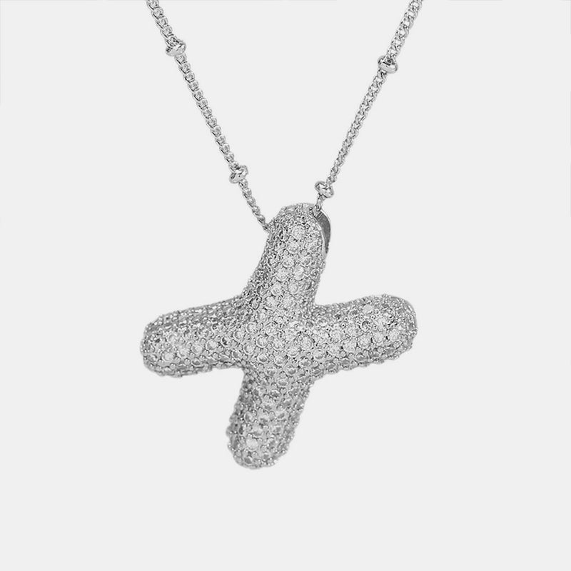 Zircon Letter(M-Z) Necklace