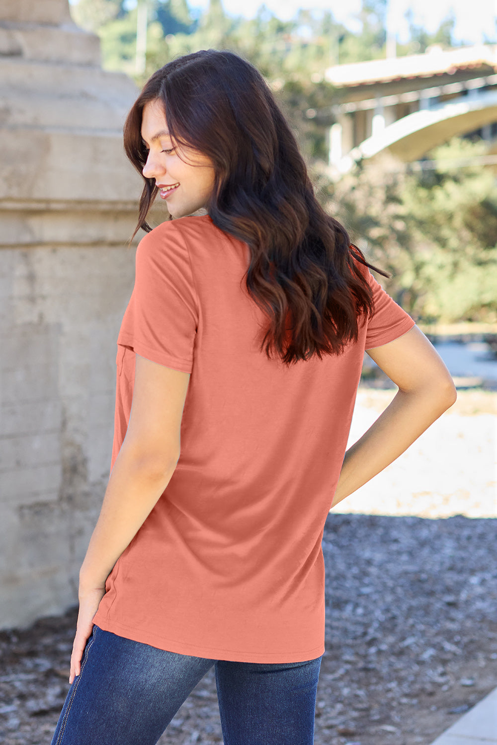 Basic Bae Bamboo V-Neck T-Shirt in 4 Colors!