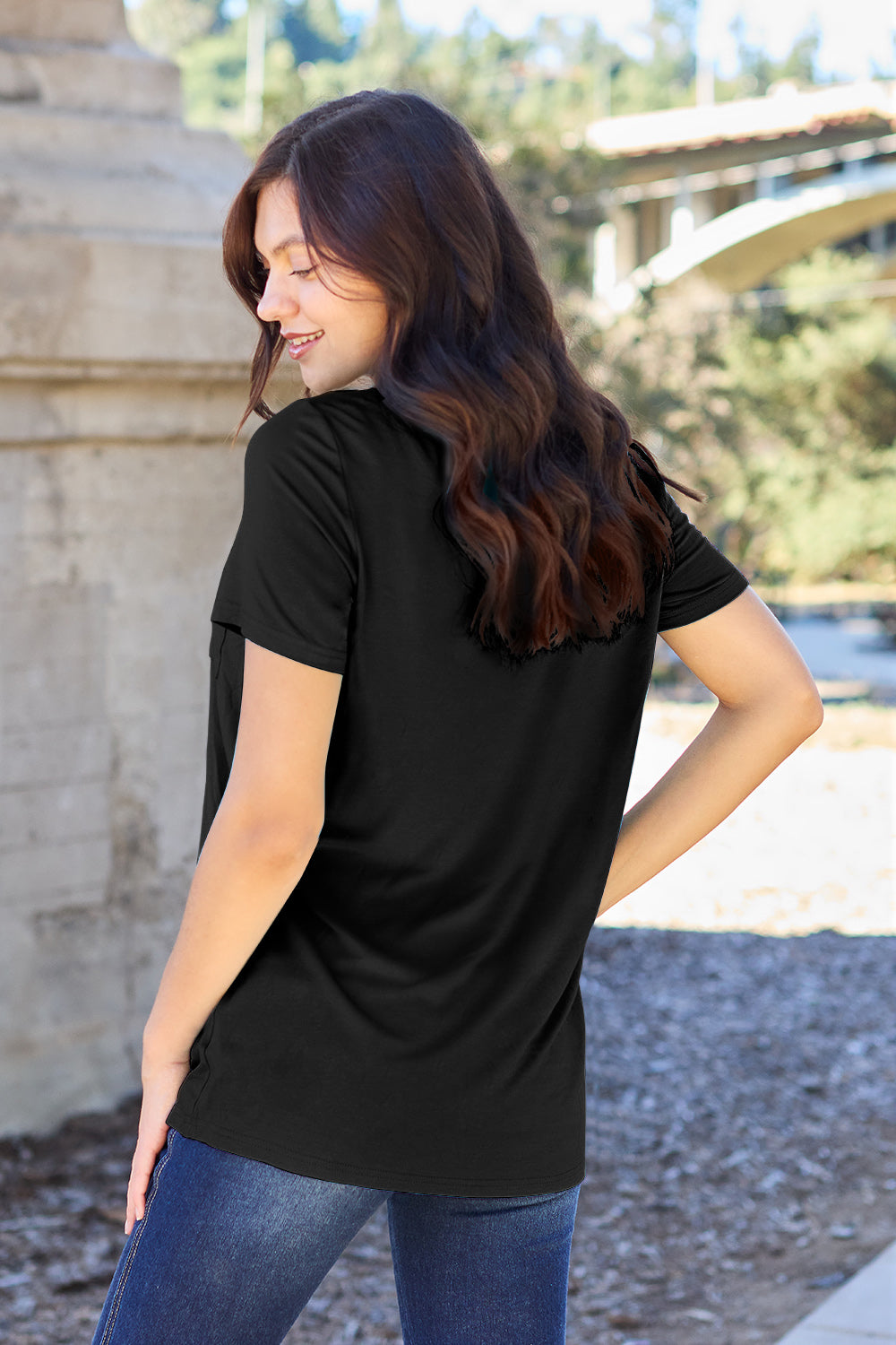 Basic Bae Bamboo V-Neck T-Shirt in 4 Colors!