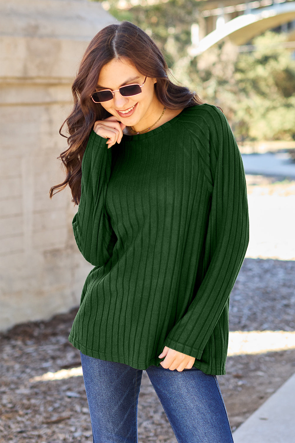 Basic Bae Ribbed Knit Top in 5 Colors!