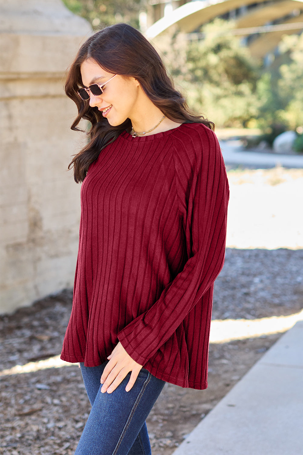 Basic Bae Ribbed Knit Top in 5 Colors!