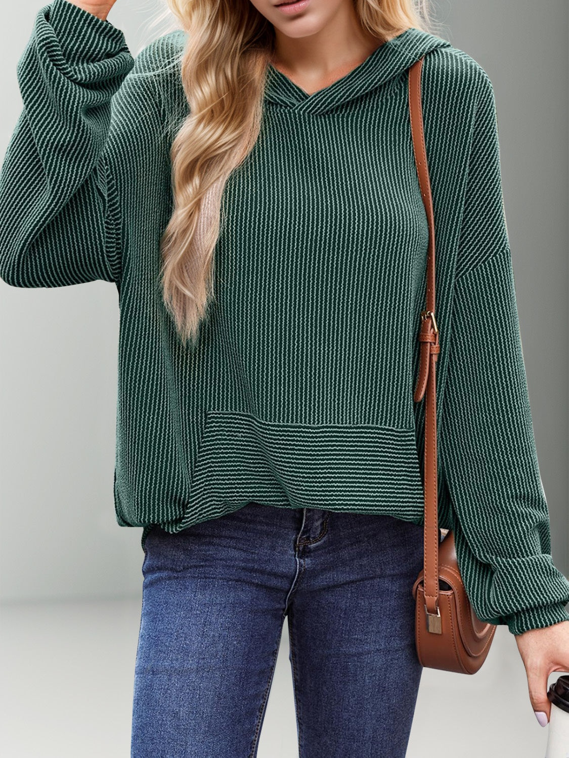 Double Take Kangaroo Pocket Hoodie in 5 Colors!