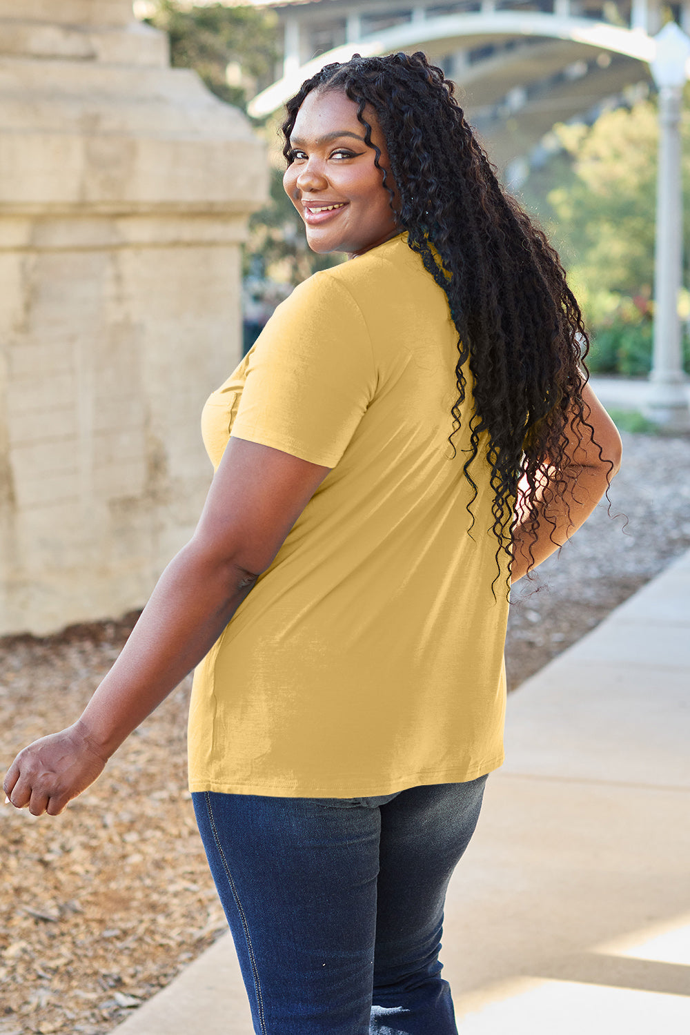 Basic Bae Bamboo V-Neck T-Shirt in 4 Colors!