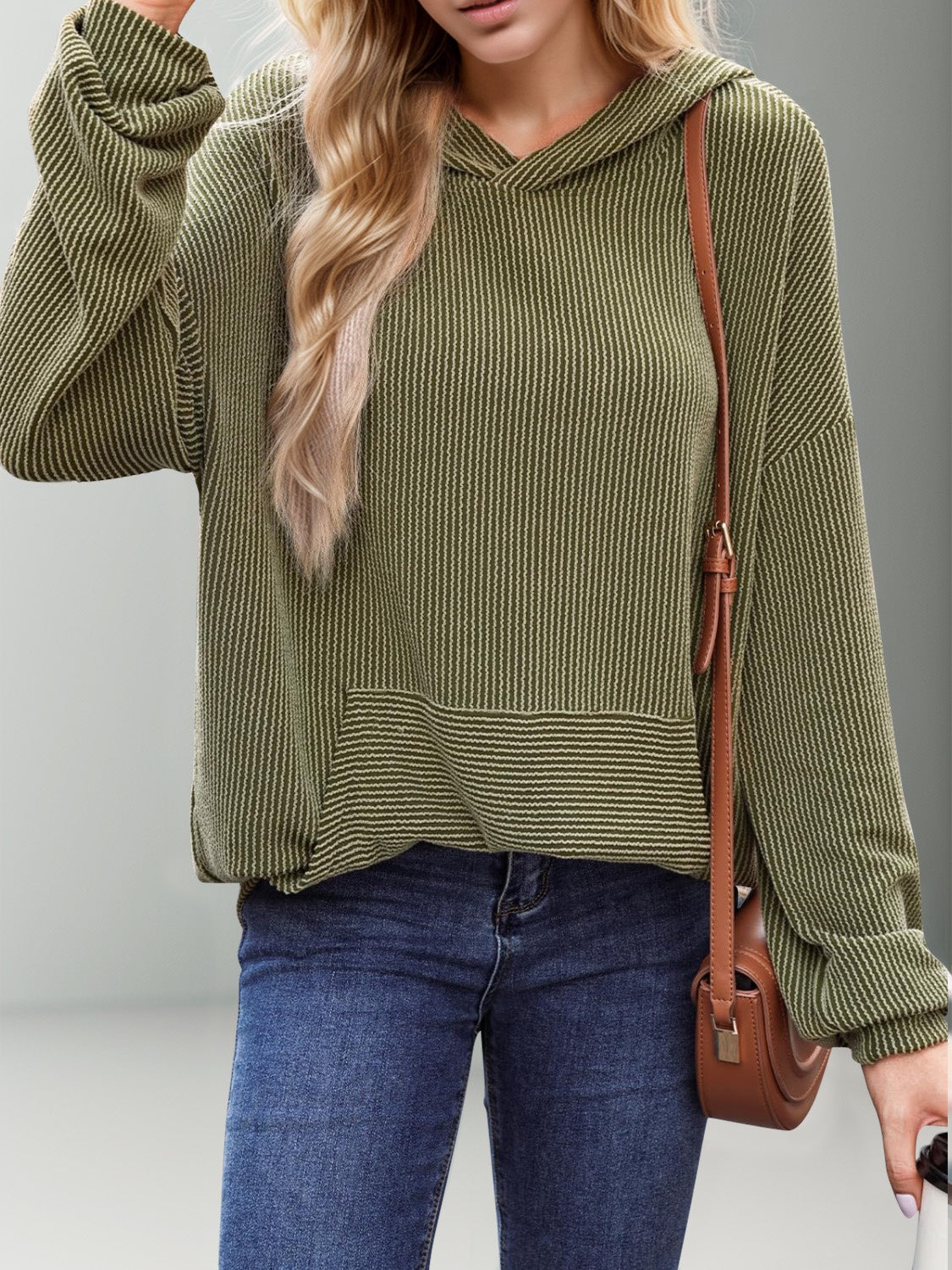 Double Take Kangaroo Pocket Hoodie in 5 Colors!