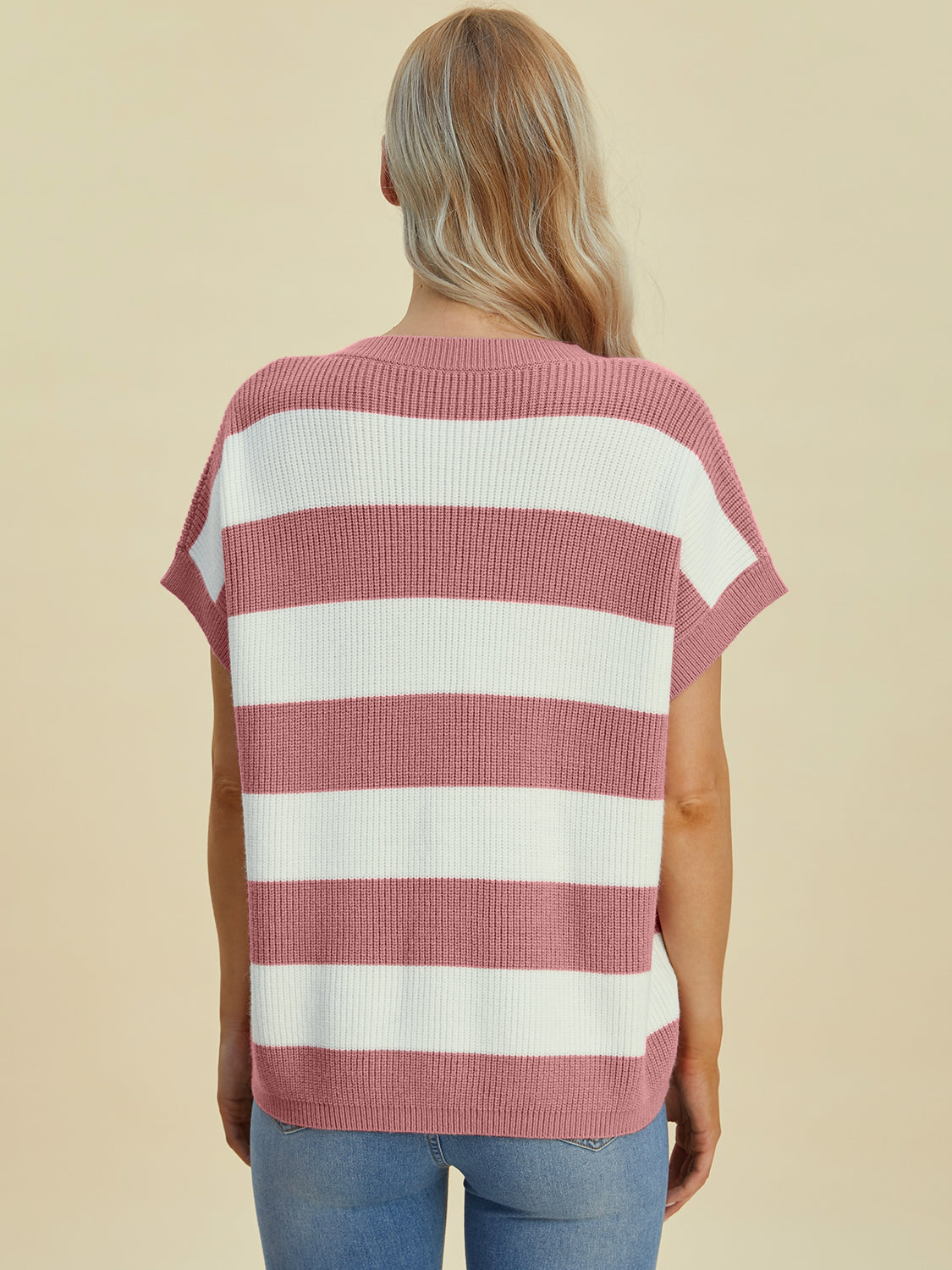 Fall Inspired Striped V-Neck Sweater in 4 Colors!