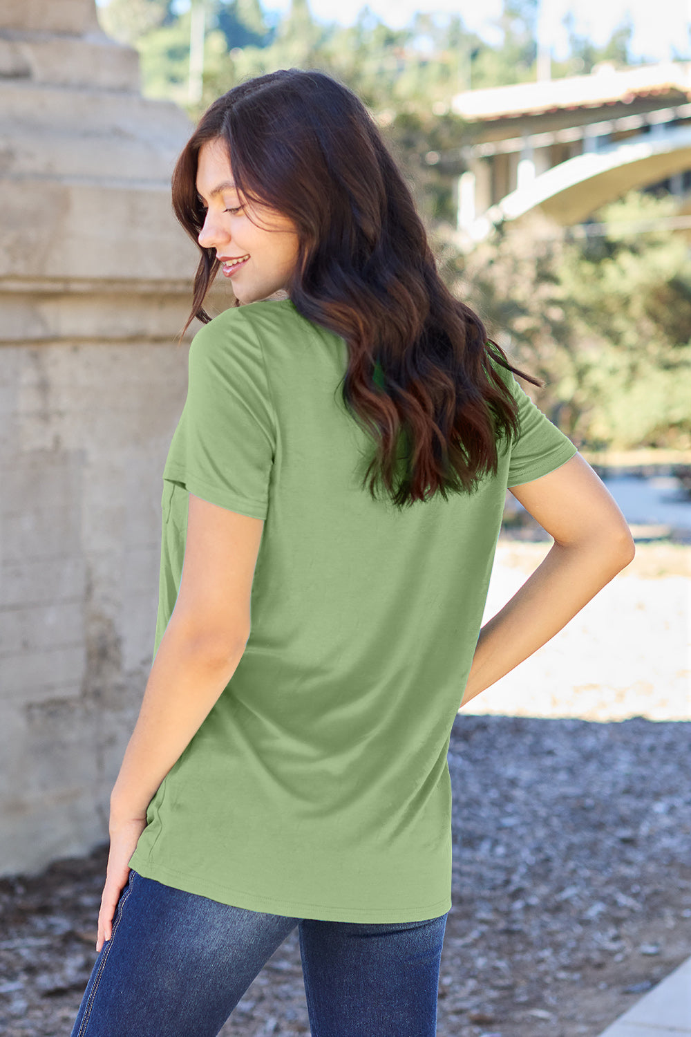 Basic Bae Bamboo V-Neck T-Shirt in 4 Colors!