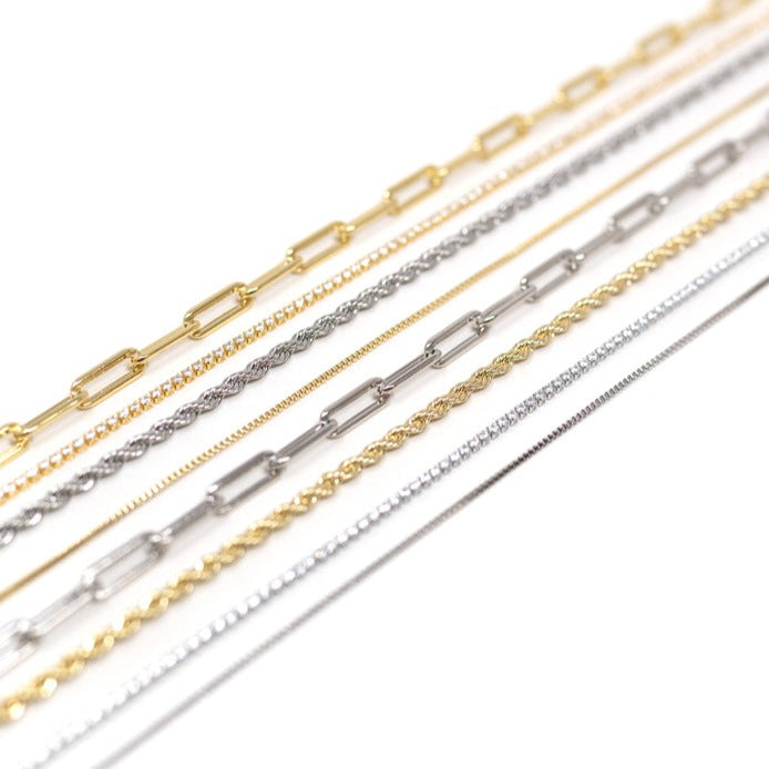 The Clara Chain in Gold or Silver