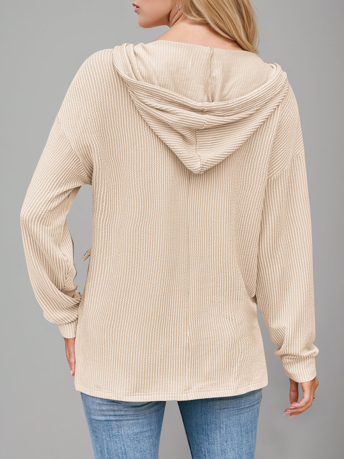 Double Take Drawstring Hoodie in 5 Colors!
