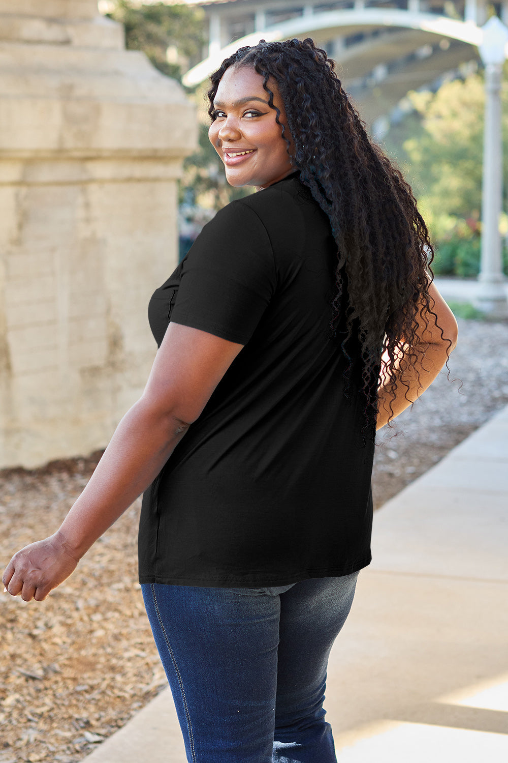 Basic Bae Bamboo V-Neck T-Shirt in 4 Colors!