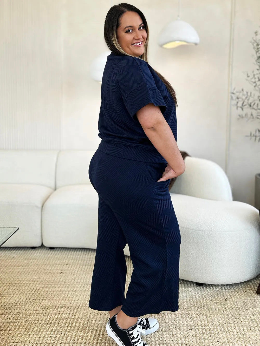 Diana Short Sleeve Top and Pants Set in 4 Colors!
