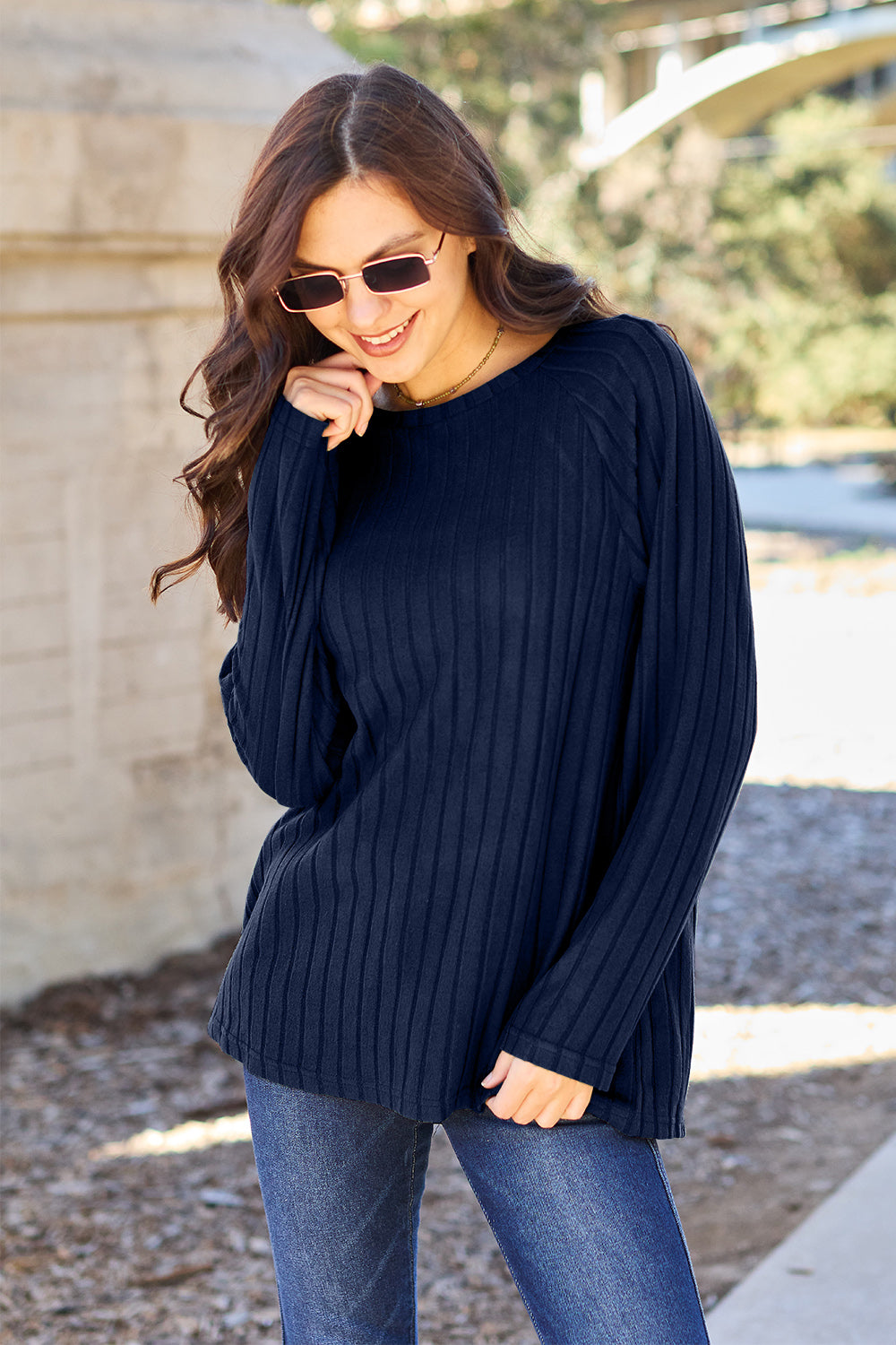 Basic Bae Ribbed Knit Top in 5 Colors!