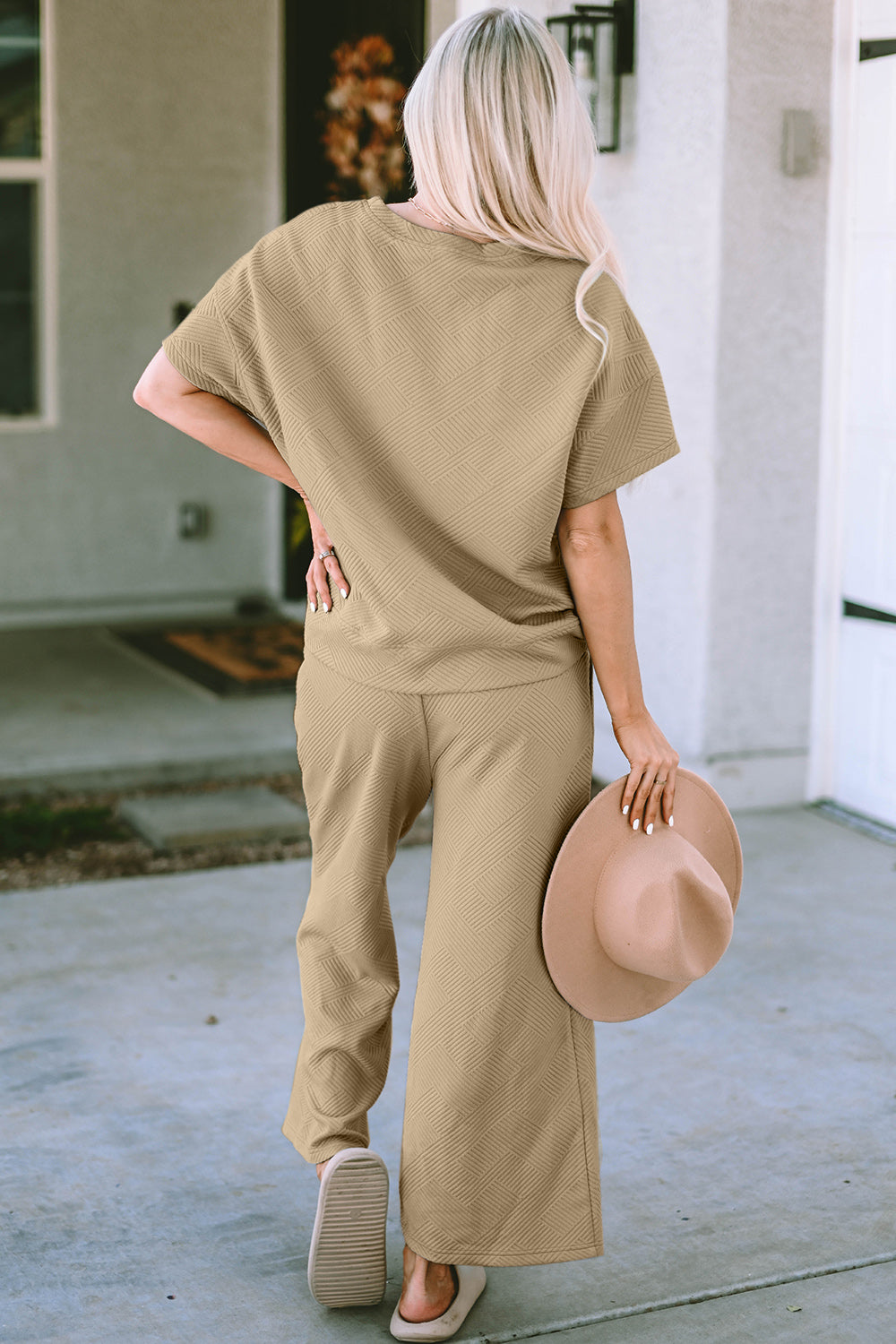 Diana Short Sleeve Top and Pants Set in 4 Colors!
