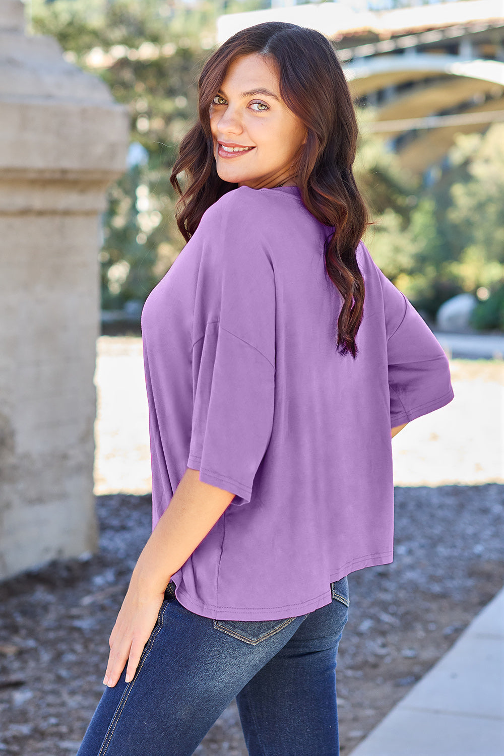 Basic Bae Bamboo Drop Shoulder T-Shirt in 3 Colors!