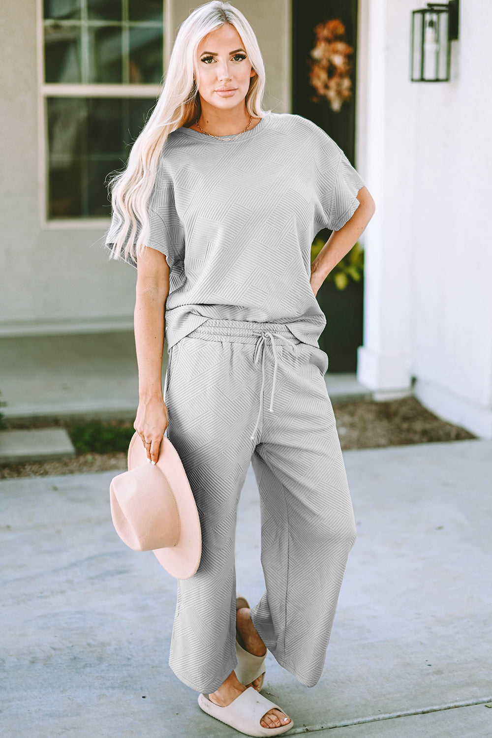 Cara Short Sleeve Top and Pants Set in 9 Colors!