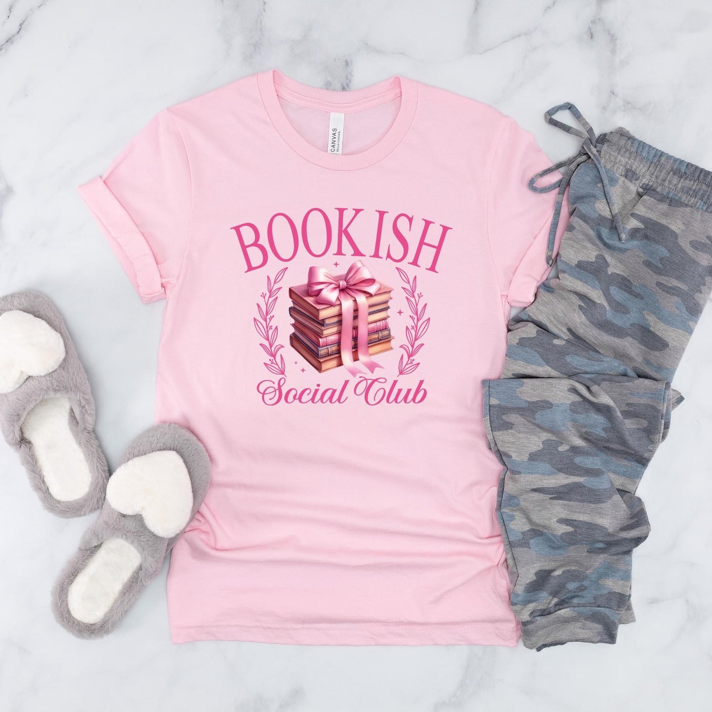 Bookish Coquette Social Club Tshirt - 2 Colors!