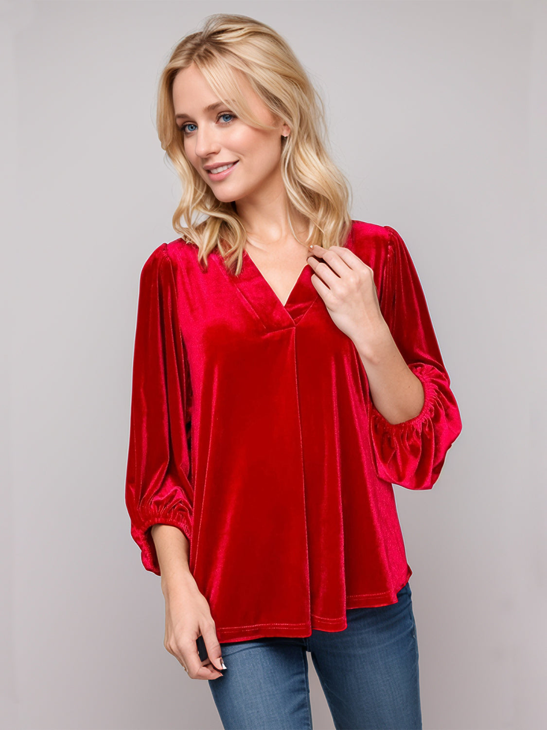 Velvet Cozy & Classy Blouse in 4 Colors!