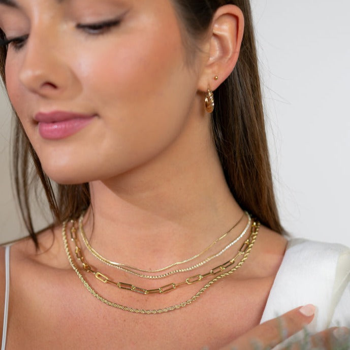 The Essentials Layering Set in Gold or Silver