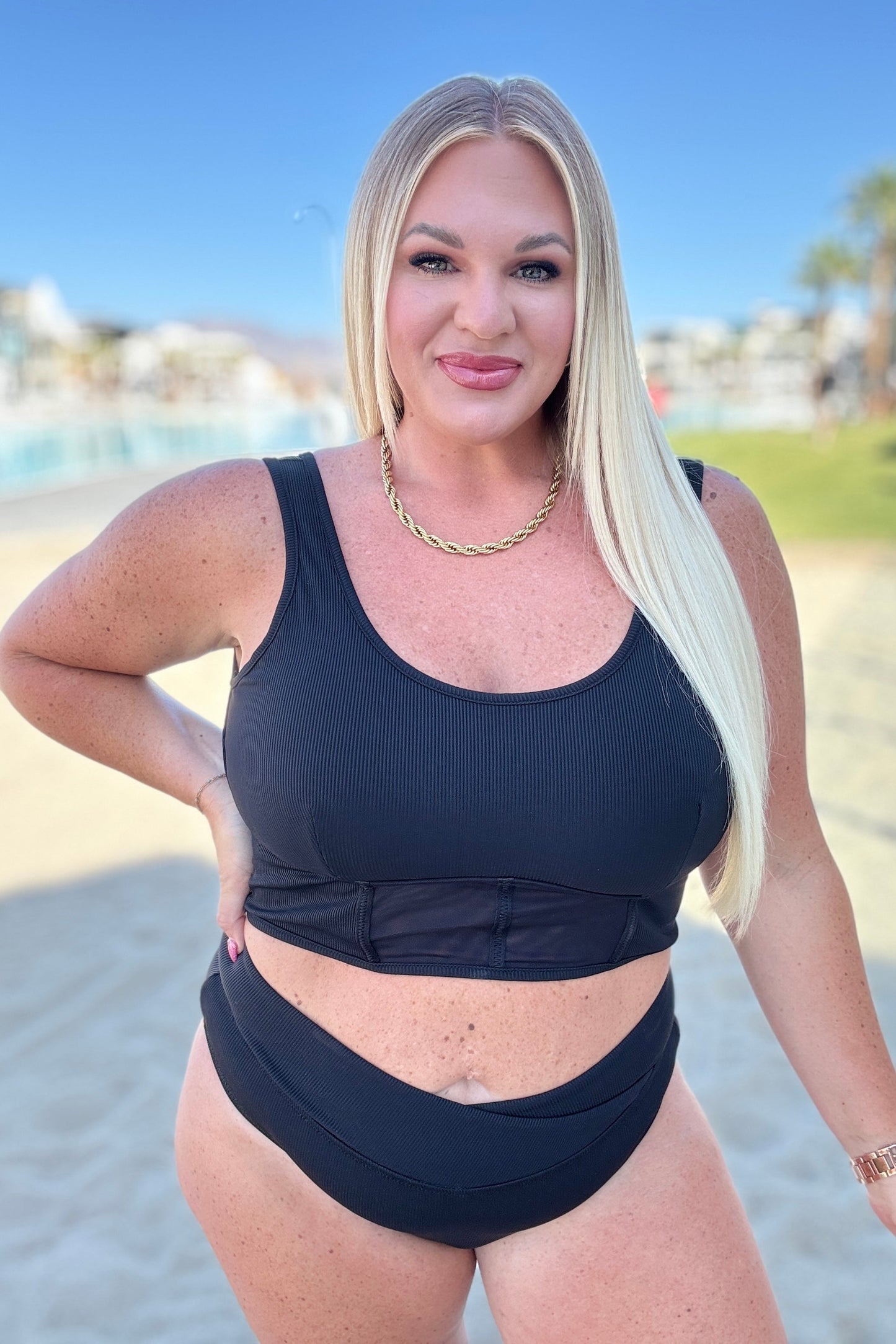 Down the Block, On A Beach Two Piece Swimsuit**FINAL SALE**