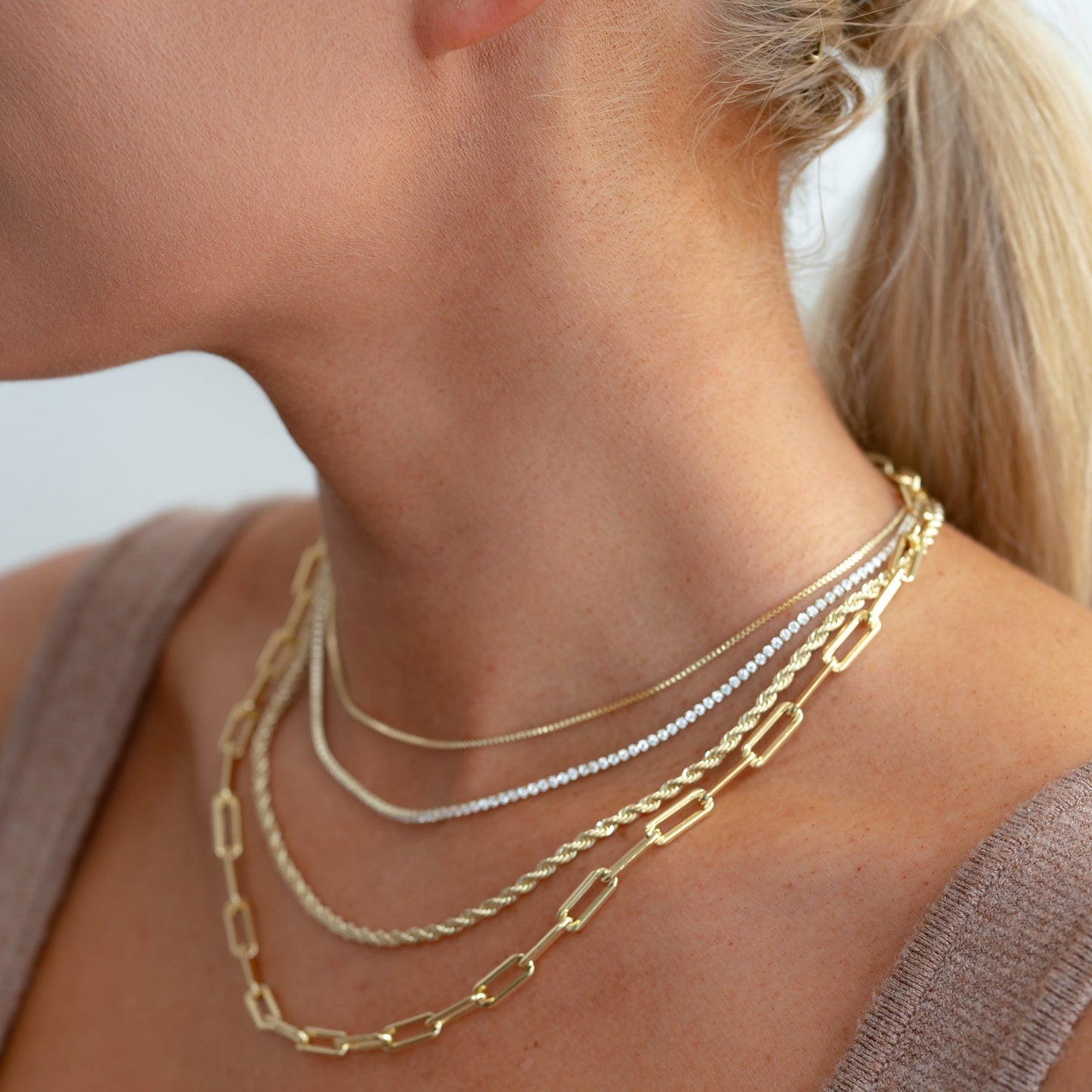 The Essentials Layering Set in Gold or Silver