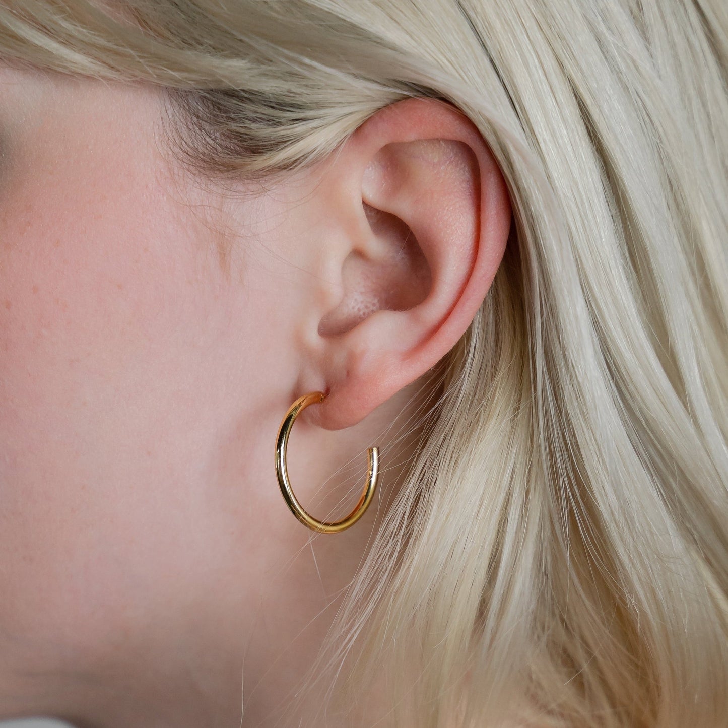 1" Super Hoops in Gold or Silver