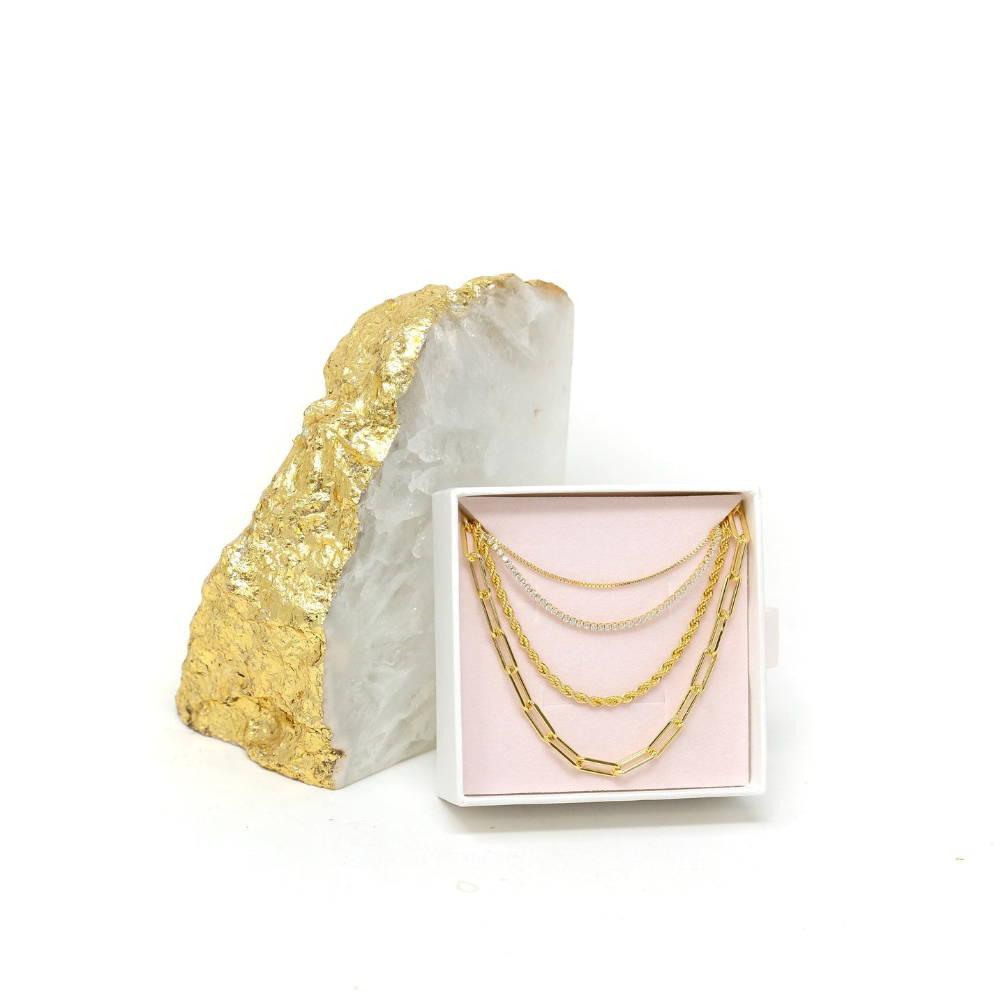 The Essentials Layering Set in Gold or Silver