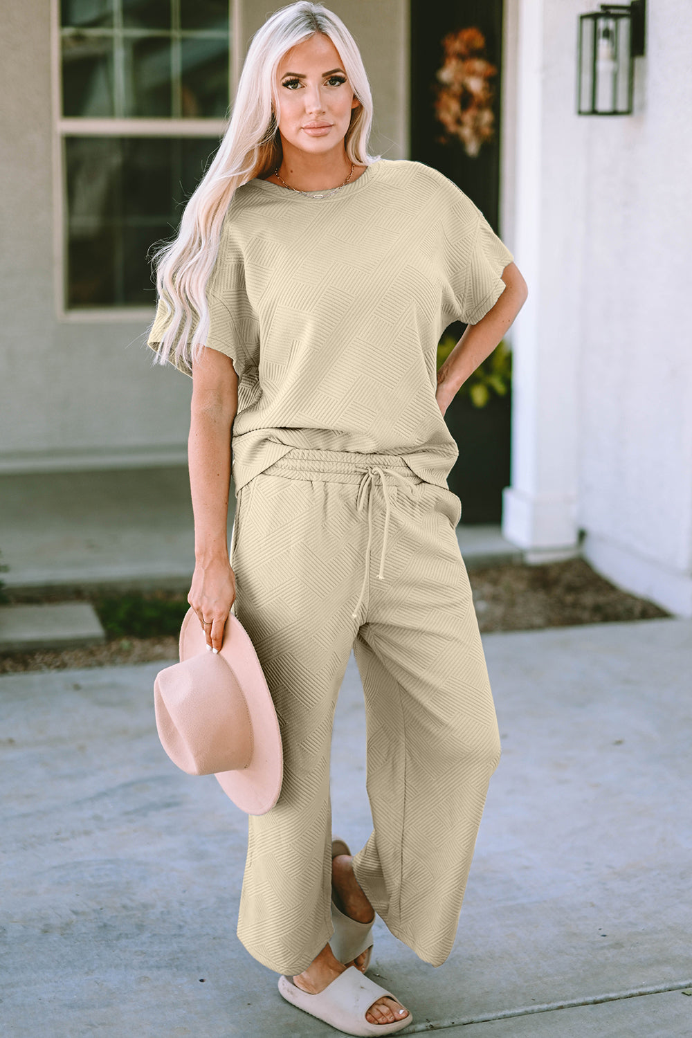 Cara Short Sleeve Top and Pants Set in 9 Colors!