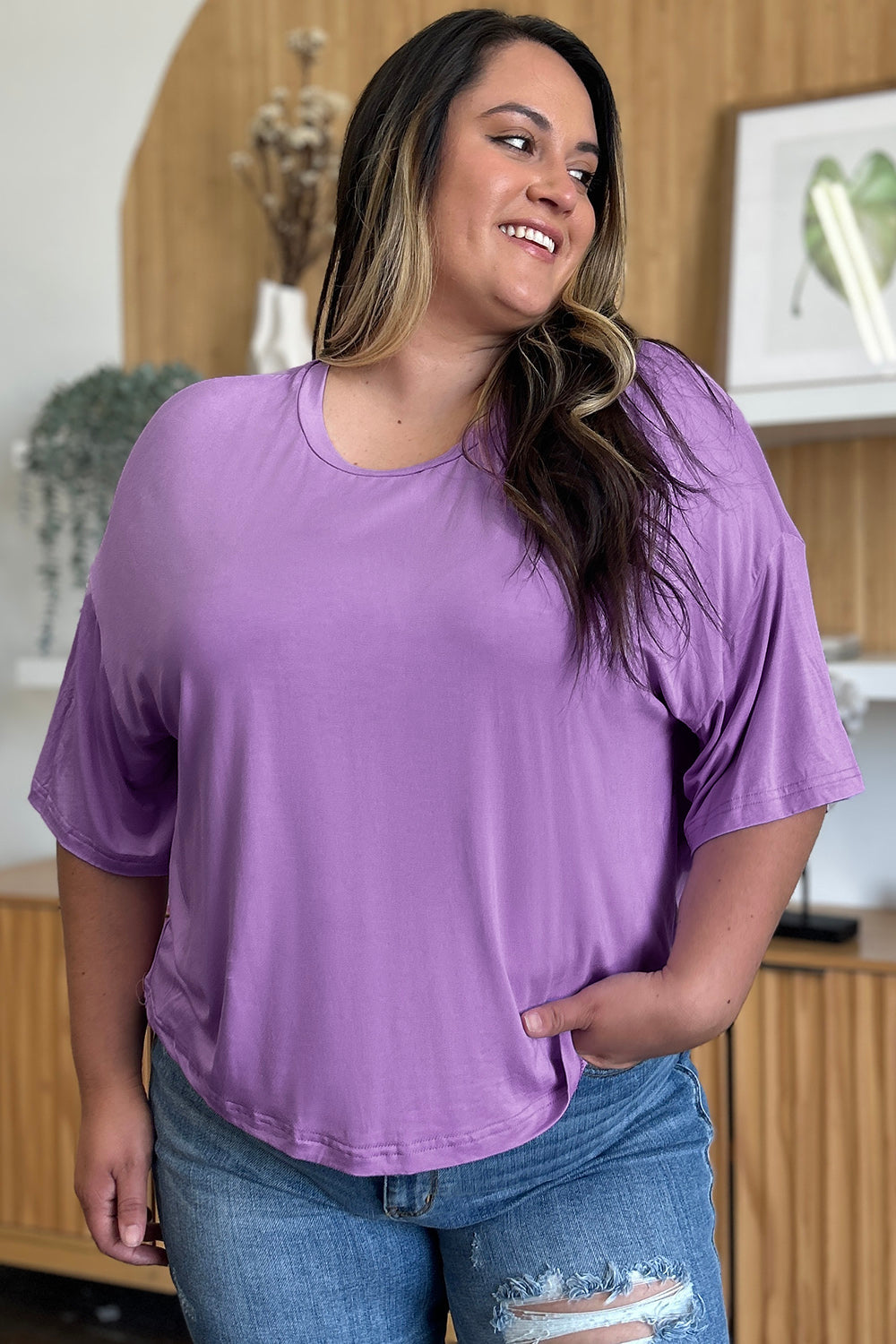 Basic Bae Bamboo Drop Shoulder T-Shirt in 3 Colors!