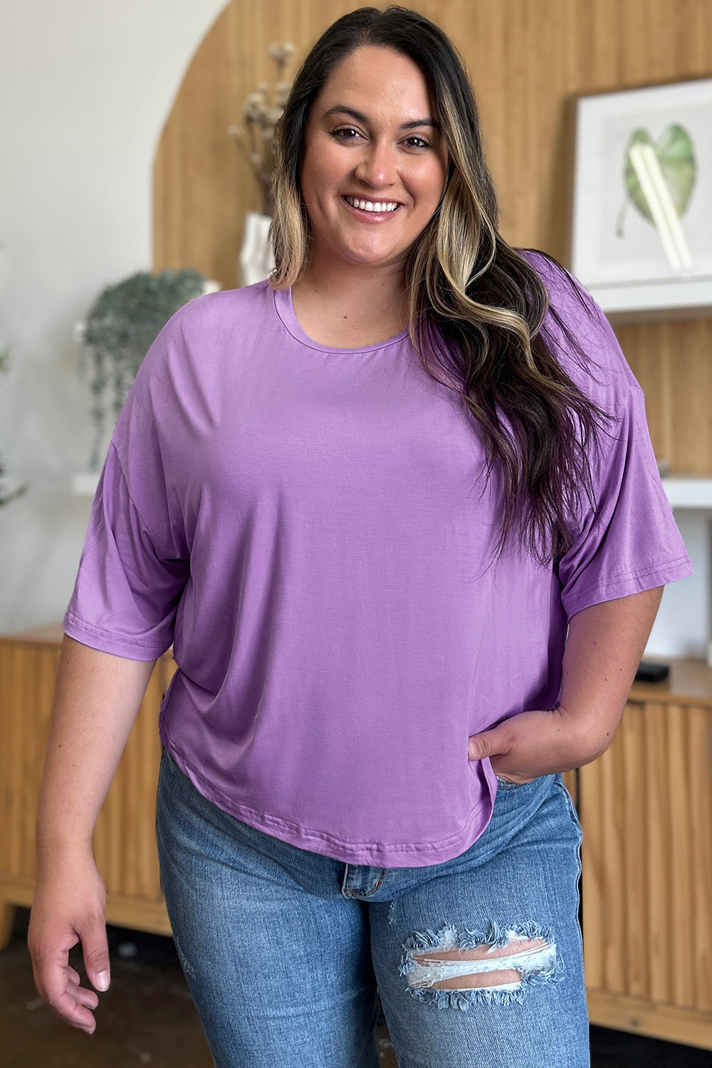 Basic Bae Bamboo Drop Shoulder T-Shirt in 3 Colors!