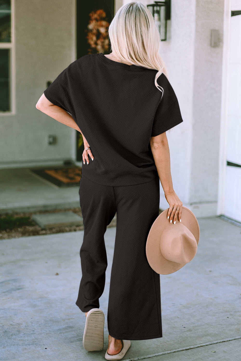 Diana Short Sleeve Top and Pants Set in 4 Colors!