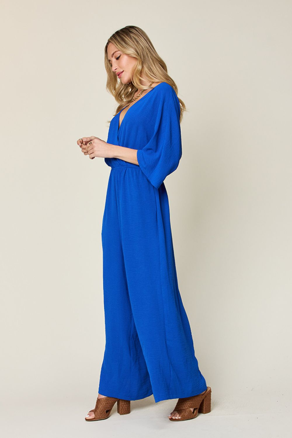 Maria Wide Leg Jumpsuit in 4 Colrs!