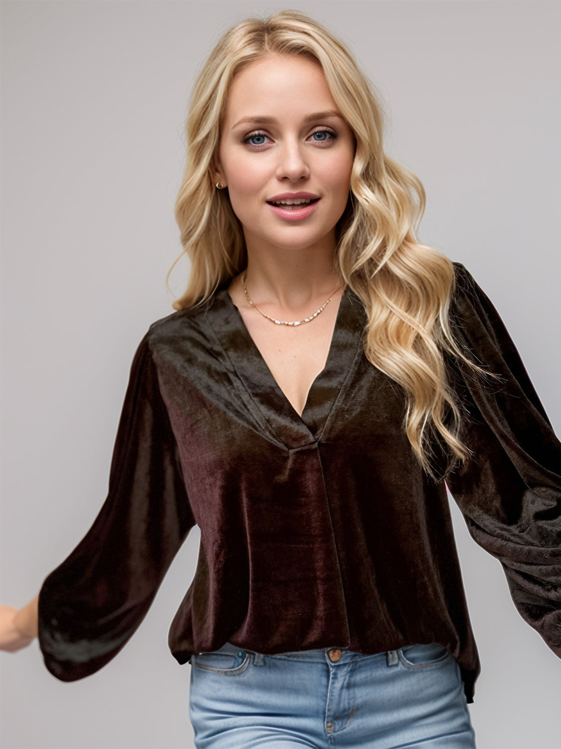 Velvet Cozy & Classy Blouse in 4 Colors!