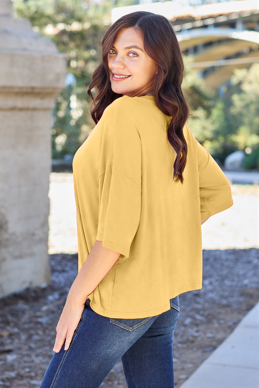 Basic Bae Bamboo Drop Shoulder T-Shirt in 3 Colors!