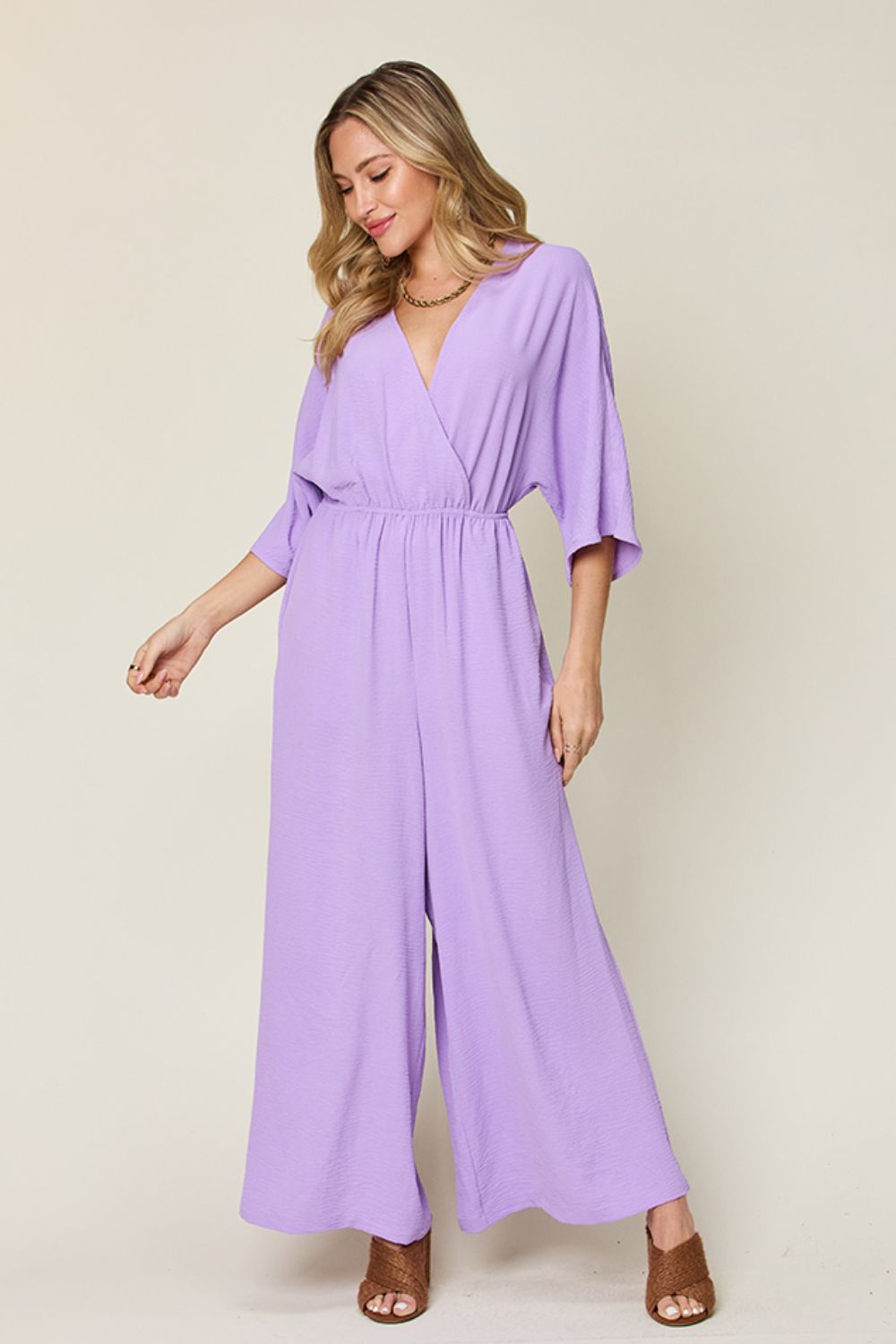 Maria Wide Leg Jumpsuit in 4 Colrs!