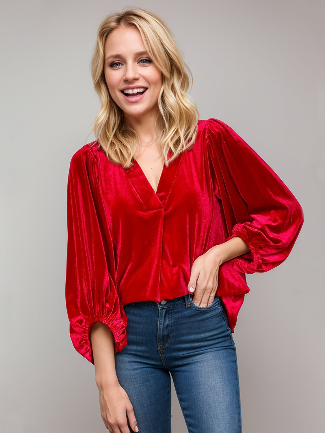 Velvet Cozy & Classy Blouse in 4 Colors!