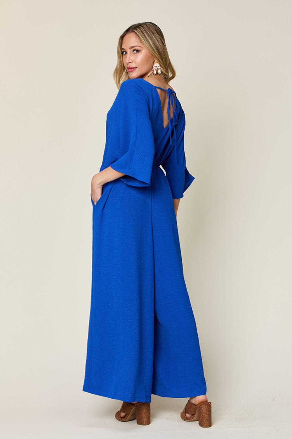 Maria Wide Leg Jumpsuit in 4 Colrs!