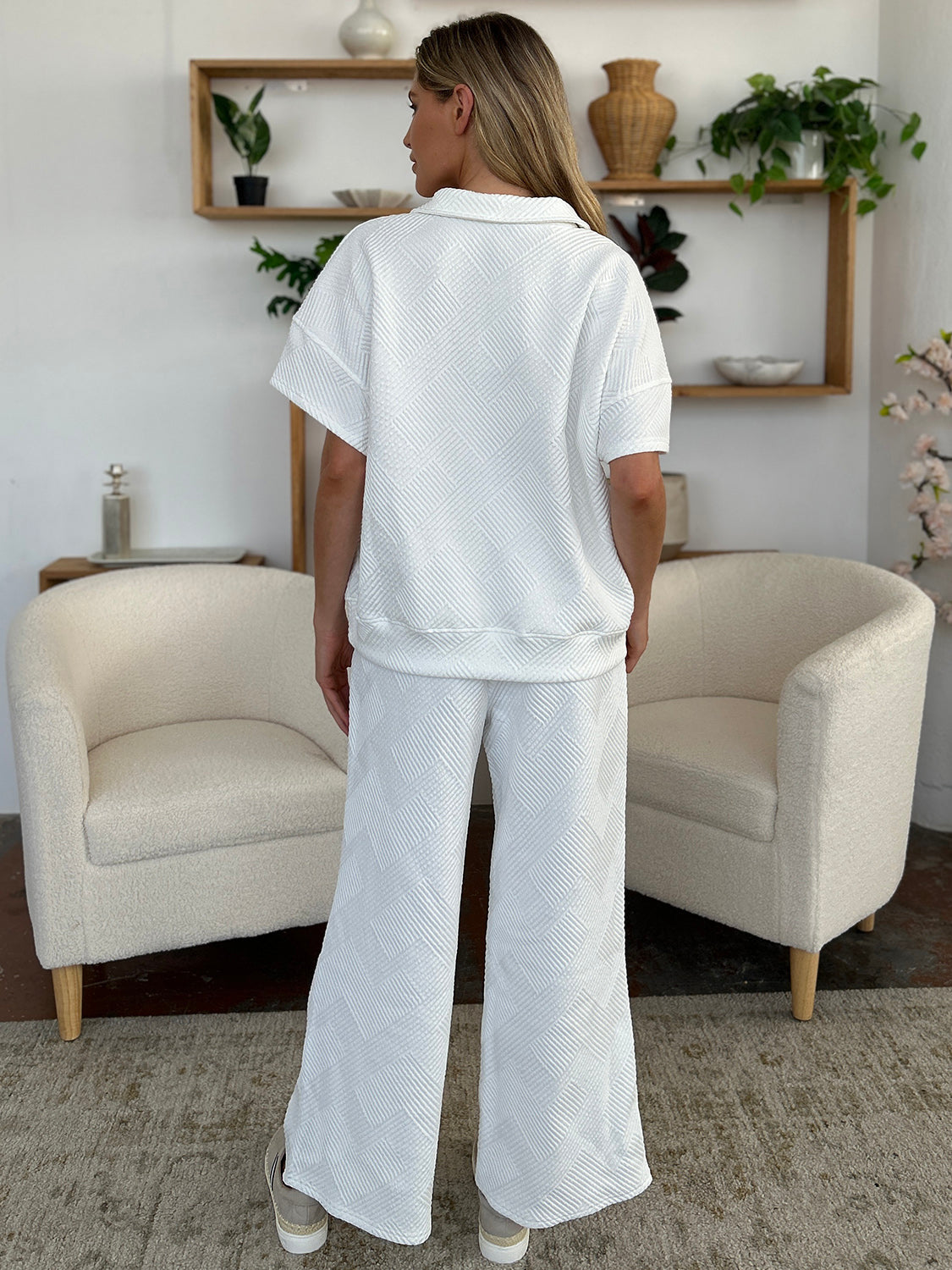 Bailey Half Zip Short Sleeve Top & Pants Set in 6 Colors!