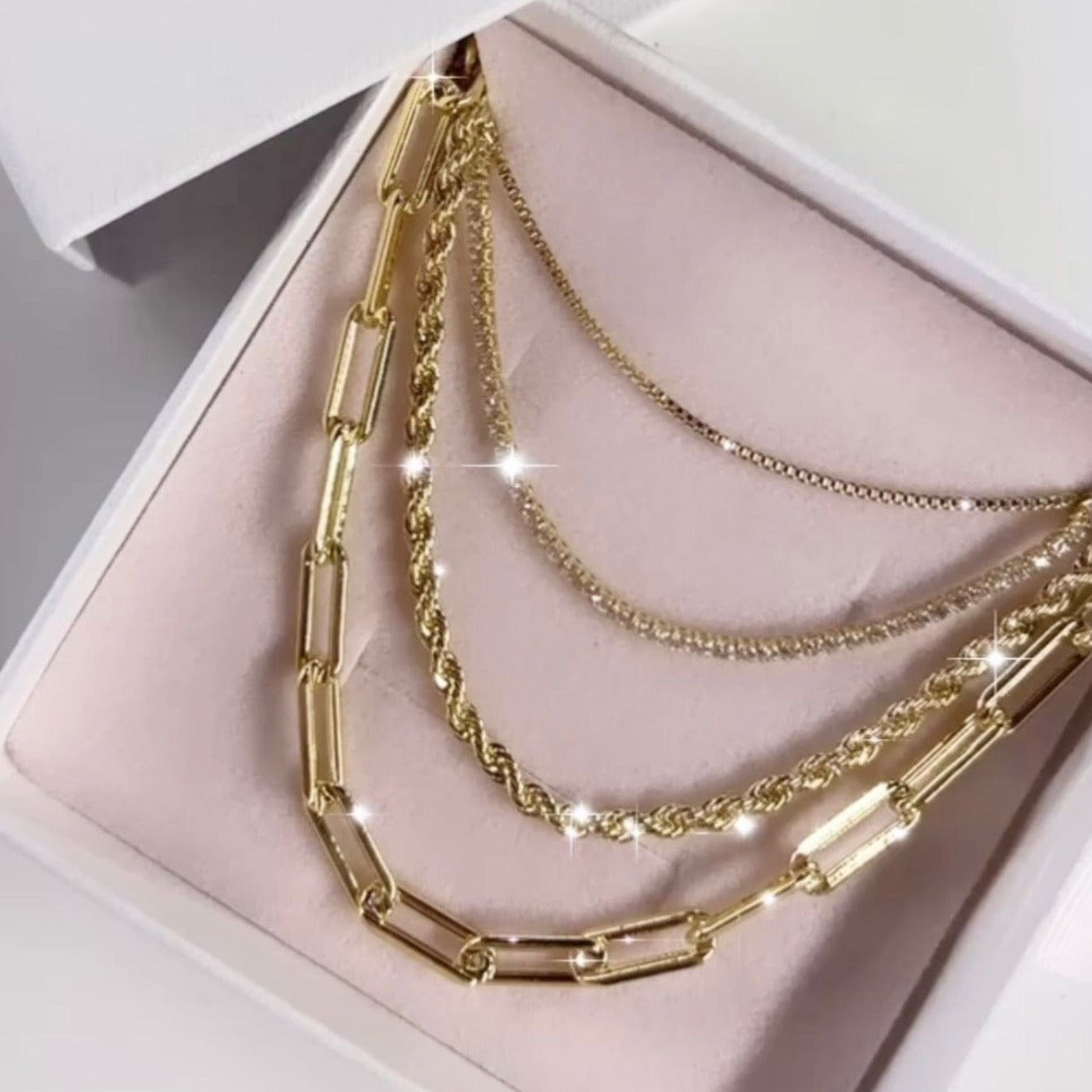 The Essentials Layering Set in Gold or Silver