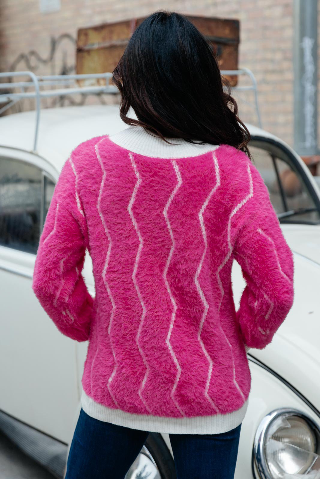 Pop Culture Zig Zag Sweater